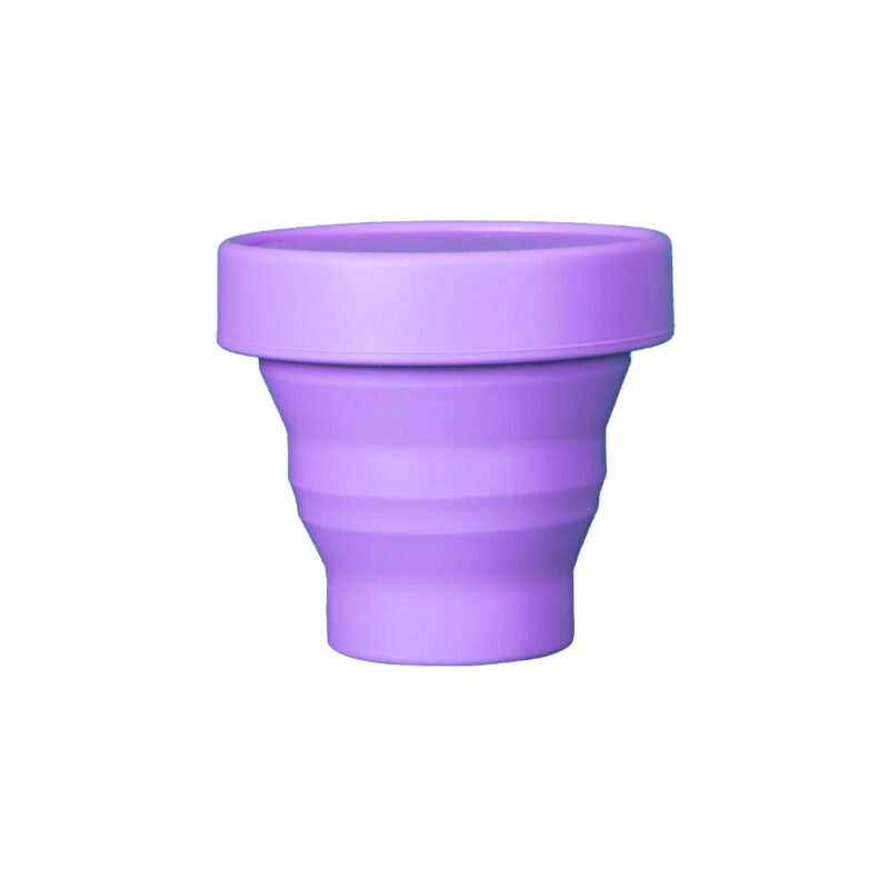 Vaso esterilizador plegable para copa menstrual