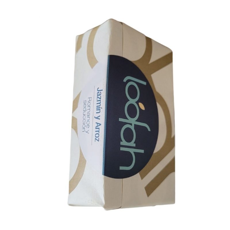 Jabón Natural Loofah Jazmín y aceite de Arroz