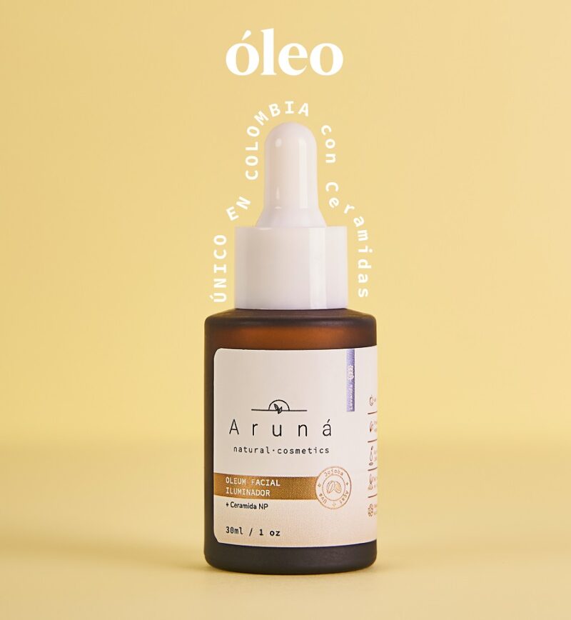 Aceite facial iluminador humectante